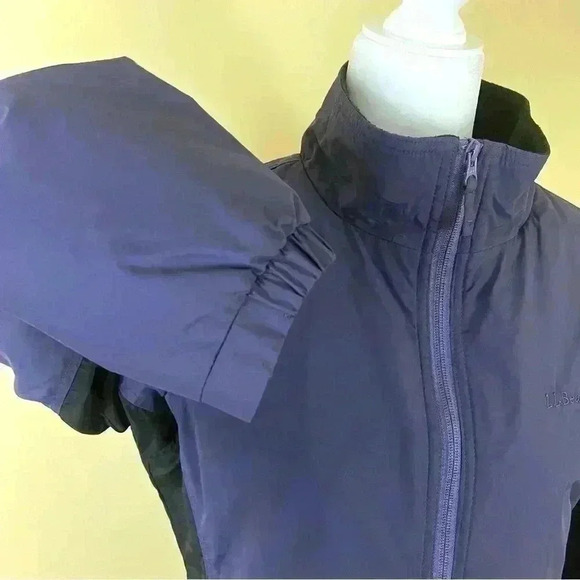 L.L. Bean Vintage Purple Mid Weight Insulated Fleece Lined Zip Coat Size M - Picture 8 of 12